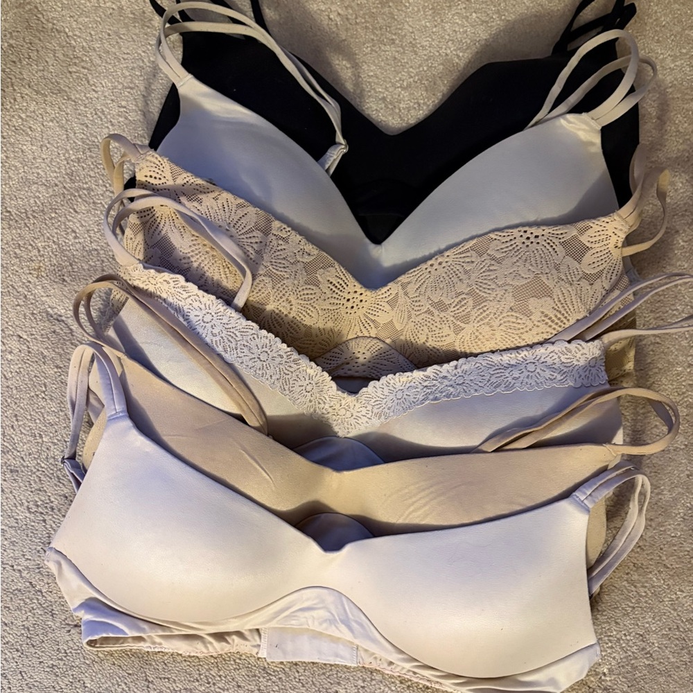 Aerie Sunnie Wireless Push Up bras  - Neutrals, bundle of 6